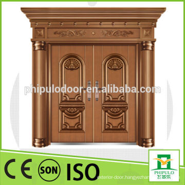 2015 newest design copper doors for villa from China alibaba